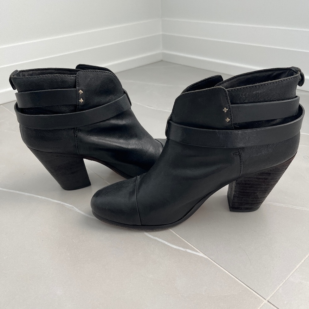 Rag and bone leather booties